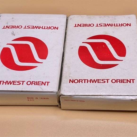 Vintage Northwest Orient Airlines Collectible Playing Cards Deck - Picture 10 of 10